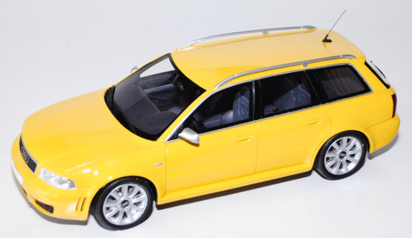 Audi RS4 Avant (Baureihe B5 Facelift, Typ 8D5, Modell 1999-2001), imolagelb, OTTOmobile, 1:18, mb
