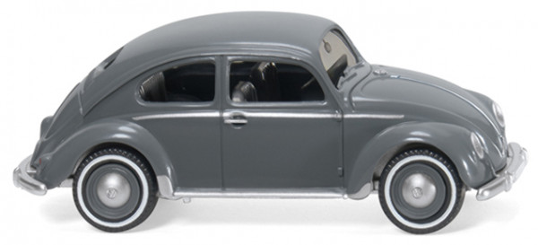 VW Brezelkäfer (Typ 11, Modell 1945-1946, Baujahr 1945), blaugrau, Wiking, 1:87, mb