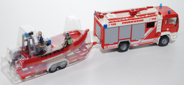00000 HLF MAN TGA 18.460 M (Mod. 2000-2007) Feuerwehr (Aufbau: Rosenbauer) mit Anhänger und Mehrzwec