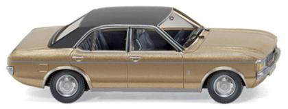 Ford Granada, Modell 1972, goldmetallic, Dach schwarzgrau, Wiking, 1:87, mb