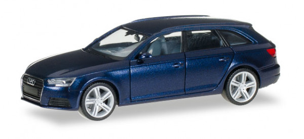 Audi A4 Avant (B9, Typ 8W, Modell 2015-), scubablau metallic, Herpa, 1:87, mb
