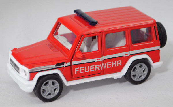 00000 Mercedes-Benz G 65 AMG (Modell 2012-2015) Feuerwehr, rot/weiß, FEUERWEHR, L17mpK