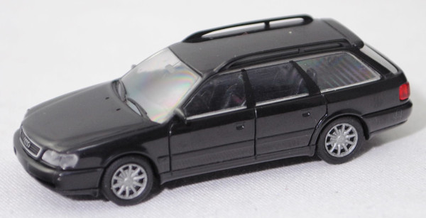 Audi A6 Avant / Audi A6 Avant 2.0 (C4, Typ 4A, Modell 1994-1997), schwarz, Rietze, 1:87, Werbebox