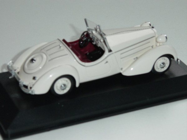 Audi Front 225 Roadster 1935, cremeweiß, Minichamps, 1:43, Werbeschachtel
