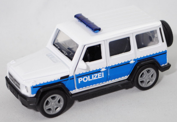 00001 Mercedes-Benz G 65 AMG (Modell 12-15) Bundespolizei, ohne Schiebedach-Gravur, SIKU, L17mpK