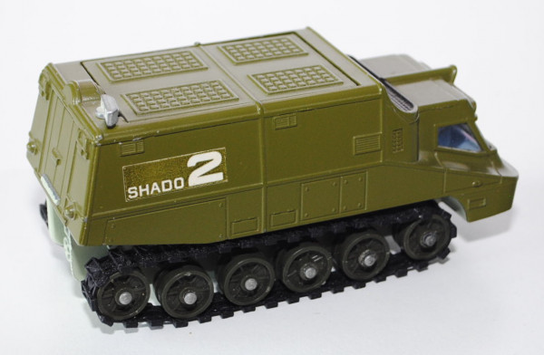 Shado-2 Mobile, hell-olivgrün/blaßgrün, mit Radarschirm, Dach drehbar und mit Raketen und Abschussst