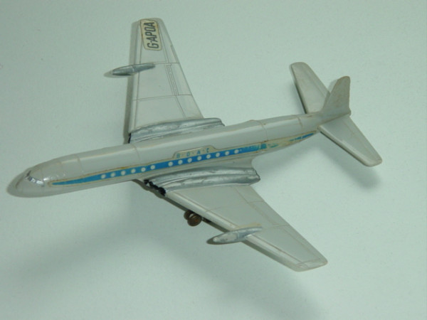 De Havilland Comet 4, B.O.A.C / G-APOA (British Overseas Airways Corp.), Fahrwerk vorne weg, 1:250,