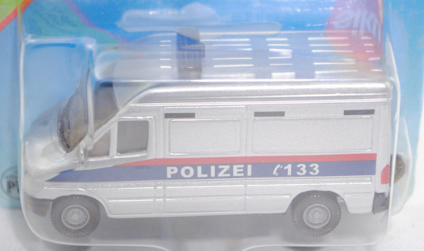 03800 Mercedes-Benz Sprinter (T1N, Mod. 1995-2000) Polizeibus, weißaluminium, POLIZEI C 133, P29a