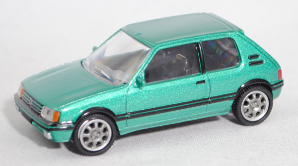 Peugeot 205 GTI Griffe (Modell 1984-1990), vert fluorite metallic, 1:54, Norev MULTIGAM CLASSIC, mb