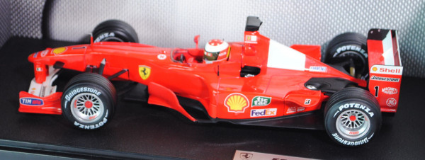 Ferrari F2001, leuchtrot/reinweiß, Team Scuderia Ferrari Marlboro (1. Platz), Fahrer: Michael Schuma