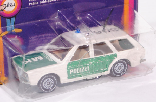 00003 VW Passat Variant (B1, Typ 33, Modell 1974-1977) Polizei-Lautsprecherwagen, reinweiß/minzgrün,
