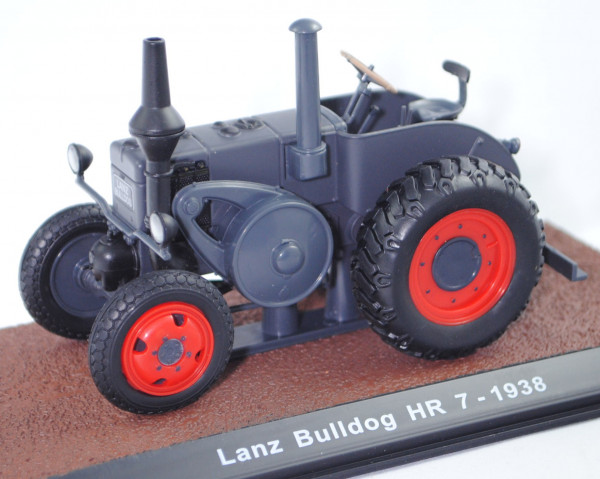 Lanz Ackerluft-Bulldog HR7 D8506 (Modell 1936-1955, Baujahr 1938), grau, EDITION ATLAS, 1:32, mb