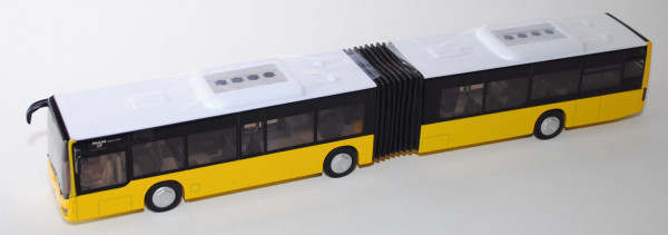 00004 MAN Lion's City G Gelenkbus (Typ A23, Modell NG 263), gelb, Dach weiß, o.K., 1:50, L17mpK