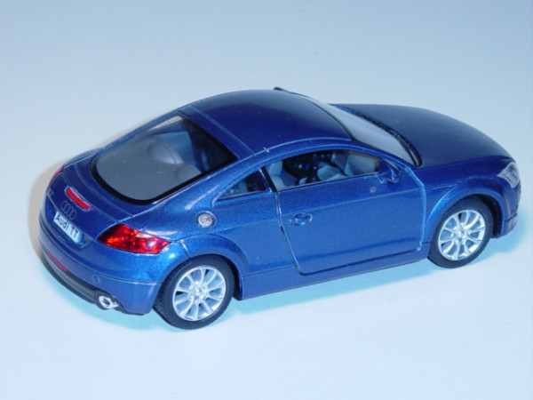 Audi TT Coupe, Mj. 2006, blaumetallic, mit Rückziehmotor, Kinsmart®, 1:32