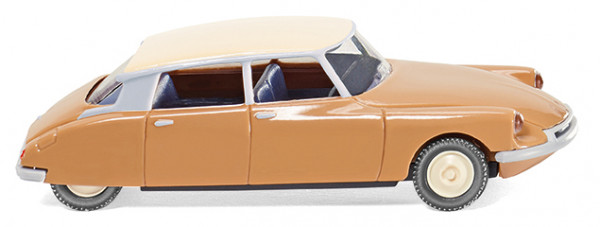 Citroen ID 19 (Modell 1957-1962), braunbeige, Dach elfenbein, Wiking, 1:87, mb