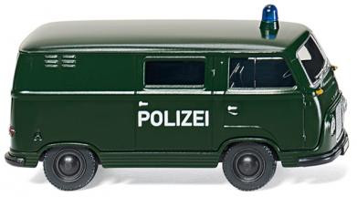 Polizei - Ford FK 1000 Kastenwagen, Model 1953, tannengrün, POLIZEI, Wiking, 1:87, mb