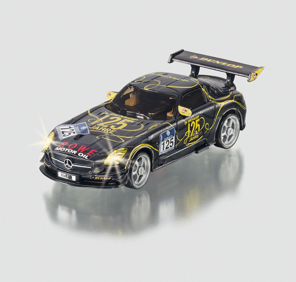 Mercedes-Benz SLS AMG GT3, schwarz, 24h Nürburgring 2013, Team: ROWE RACING, Fahrer: Michael Zehe /