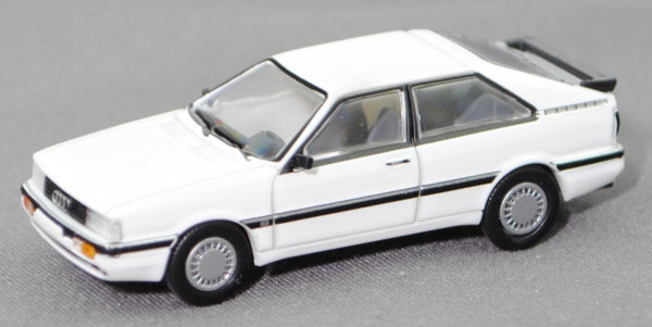Audi Coupé GT (1. Gen., B2, Typ 81C, Modell 1984-1987), alpinweiß, Premium ClassiXXs®, 1:87, mb