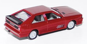 Audi Quattro (B2, Typ 85Q), 1980-1991, purpurrotmetallic, Herpa, 1:87, mb