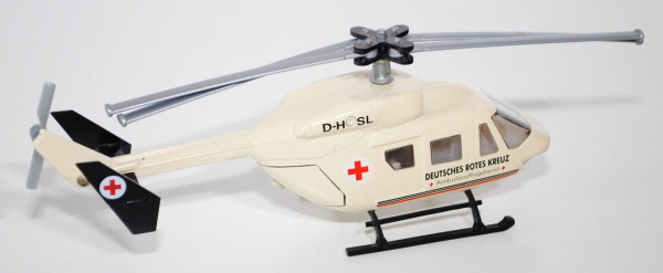 DRK-Hubschrauber BK 117, hellelfenbein, DEUTSCHES ROTES KREUZ / Ambulanzflugdienst / D-HKSL