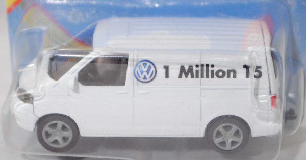00302 1 Million T5 VW T5.1 Transporter (Modell 2003-2009), reinweiß, 1 Million T5, SIKU, 1:58, P29a