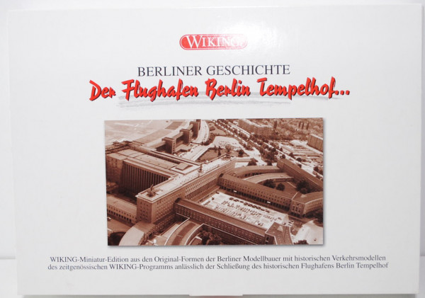 BERLINER GESCHICHTE - Der Flughafen Berlin Tempelhof..., Set mit VW T1 Transporter, grau, PFENNIG\'s