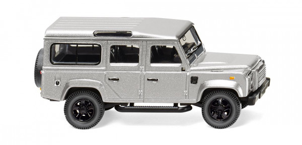 Land Rover Defender 110 (CWS) County Station-Wagon (Modell 1990-2016), silber, Wiking, 1:87, mb