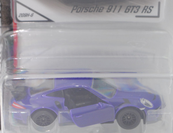 Porsche 911 GT3 RS (Typ 991.1, 4. RS-Generation, Modell 2015-2017), violett, majorette, ca. 1:59, mb