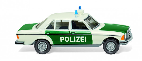 Polizei - Mercedes-Benz 240 D (W 123, Modell 1976-1979), weiß, POLIZEI, Wiking, 1:87, mb