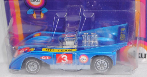 00002 McLaren M8F Chevrolet (Can-Am-Prototyp, Baujahr 1971), himmelblaumet., B4/B5, SIKU, P18 m-