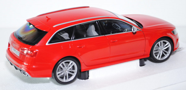 Audi RS6 Avant (C7, Typ 4G), Modell 2013-, misanorot, Minichamps, 1:18, Werbeschachtel