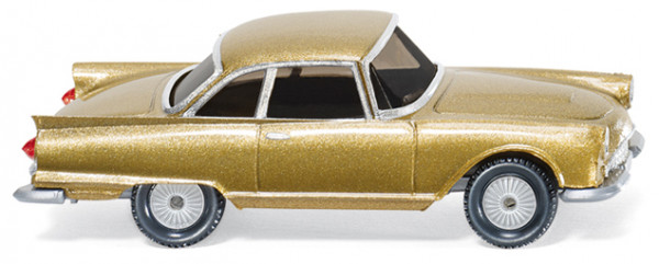 Auto Union 1000 Sp Coupé (Typ 2-türiges Coupé, Modell 1958-1962), goldmetallic, Wiking, 1:87, mb