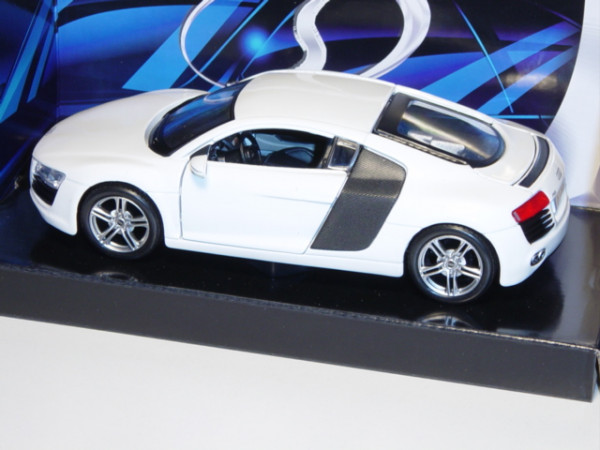Audi R8, Mj. 2007, weiß, Maisto, 1:24, mb