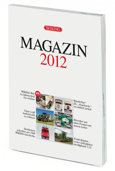 WIKING MAGAZIN 2012, Themen: u.a. SIKU//WIKING Modellwelt / ..., DIN-A4, 52 Seiten, Wiking
