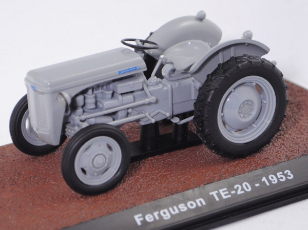 Ferguson TE-A 20 (Modell 1951-1956, Baujahr 1953), silbergrau, EDITION ATLAS Collections, 1:32, mb