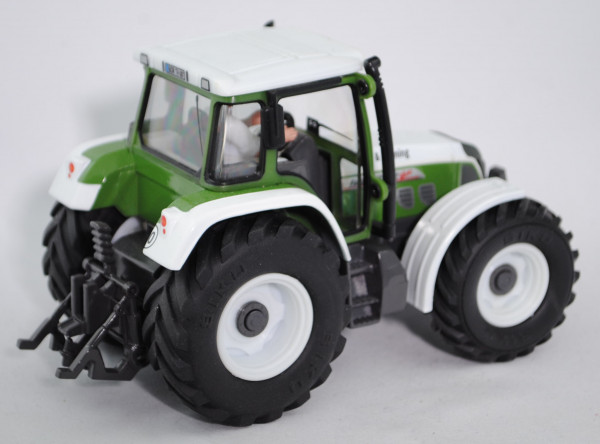Fendt Favorit 712 Vario Traktor (Modell 1999-2003), reinweiß/hell-grasgrün/hell-umbragrau, Test & Tr