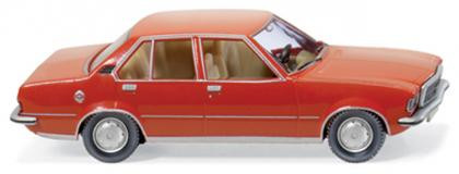 Opel Rekord D (Typ Rekord II, Modell 1971-1977, Baujahr 1972), verkehrsrot, Wiking, 1:87, mb