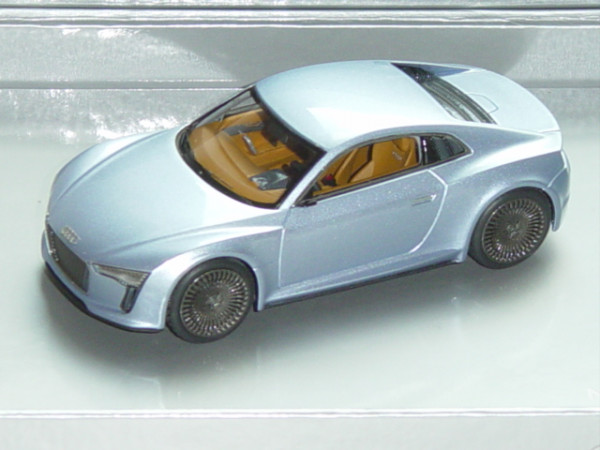 Audi e-Tron, silberblaumetallic, Detroit 2010, limitiertes Sondermodell (280 Stück), Looksmart (Hand