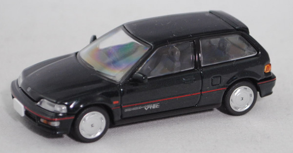Honda Civic SiR II (4. Gen., Mod. E-EF9, Mod. 90-91), schwarzgrün, TOMICA LIMITED/TOMYTEC, 1:64, mb