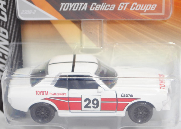 Toyota Celica GT 1600 Gruppe 2 (Mod. 1976-1977) (Nr. 230B-2), weiß, Nr. 29, majorette, 1:56, Blister