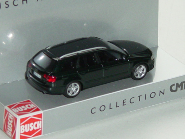 Audi A4 Avant, Mj. 2004, schwarzgrünmetallic, CMD Collection, Busch, 1:87, mb