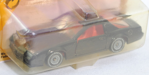 00002 Chevrolet Camaro Berlinetta (3. Gen., Mod. 1982-1984), schwarz, innen verkehrsrot, Lenkrad sc