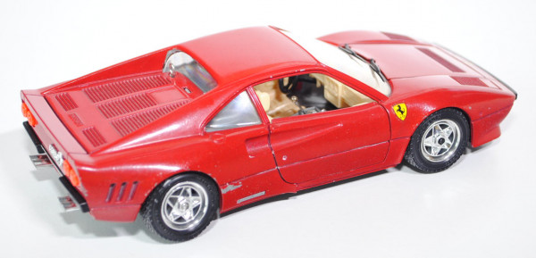 Ferrari GTO, Modell 1984, karminrot, Türen + Haube vorne + Motorhaube zu öffnen, mit Lenkung, Bburag