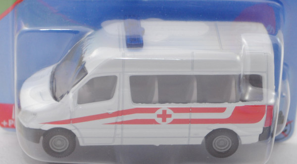 03801 Mercedes-Benz Sprinter II (NCV 3, Mod. 06-13) Kleinbus Krankenwagen, weiß, rotes Kreuz, P29e