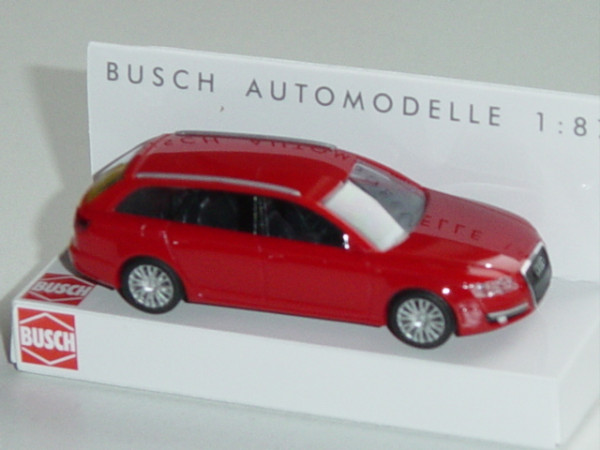 Audi A6 Avant, Mj. 2004, karminrot, Busch, 1:87, mb