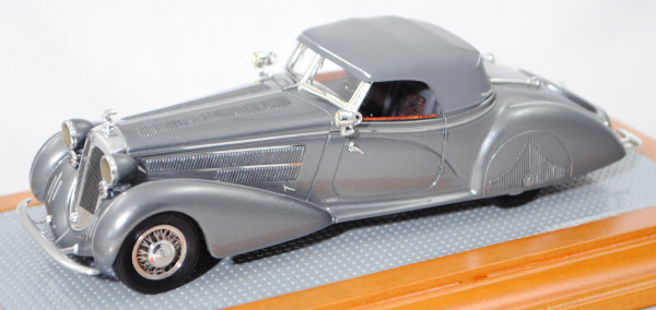 Horch 855 A Special-Roadster (Modell 1938-1939), dunkel-graualuminiummetallic, Ilario, 1:43, mb