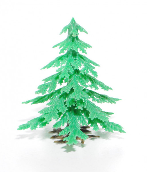 Tanne, klein (H=5,0 cm), hellgrün, vollplastisches Baum-Modell