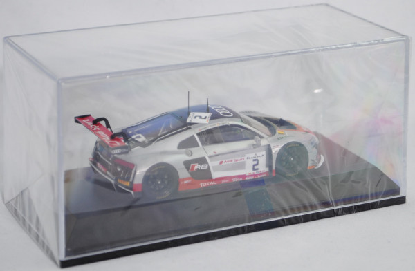 Audi R8 LMS (2016), silber/rot/schwarz, 24h Spa-Francorchamps 2015, Nr. 2 (2. Platz), Fahrer: Frank