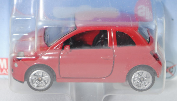00000 Fiat 500 1.2 8V (Typ 312, Mod. 2007-2015), karminrot, B47 geschl. grau, P29e (mit Vertiefung)