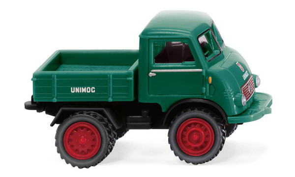 Unimog U 25 mit Doppelbereifung (Baureihe 401, Modell 1953-1956), moosgrün, Wiking, 1:87, mb